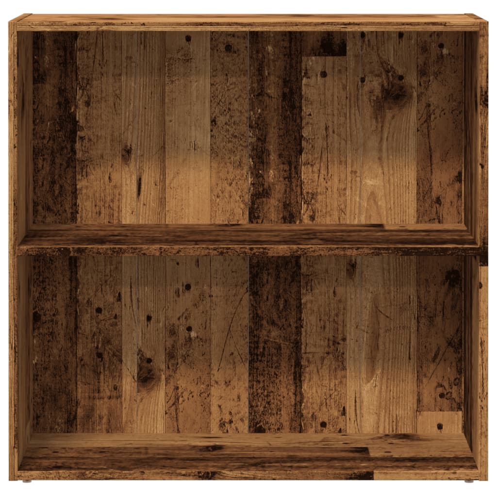 Regal za knjige boja staro drvo 80x30x77 cm konstruirano drvo