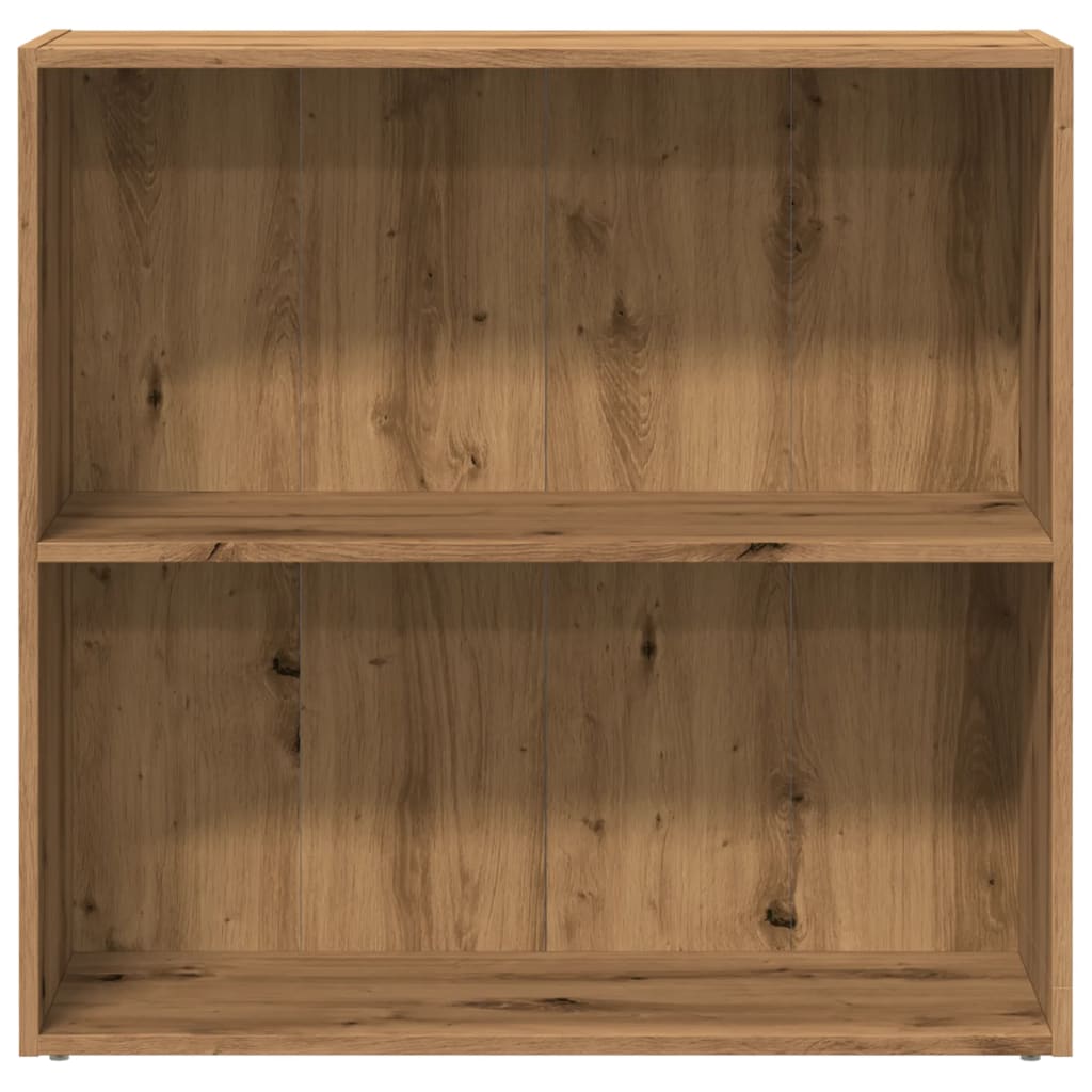 Regal za knjige boja artisian hrast 80x30x77 cm drveni