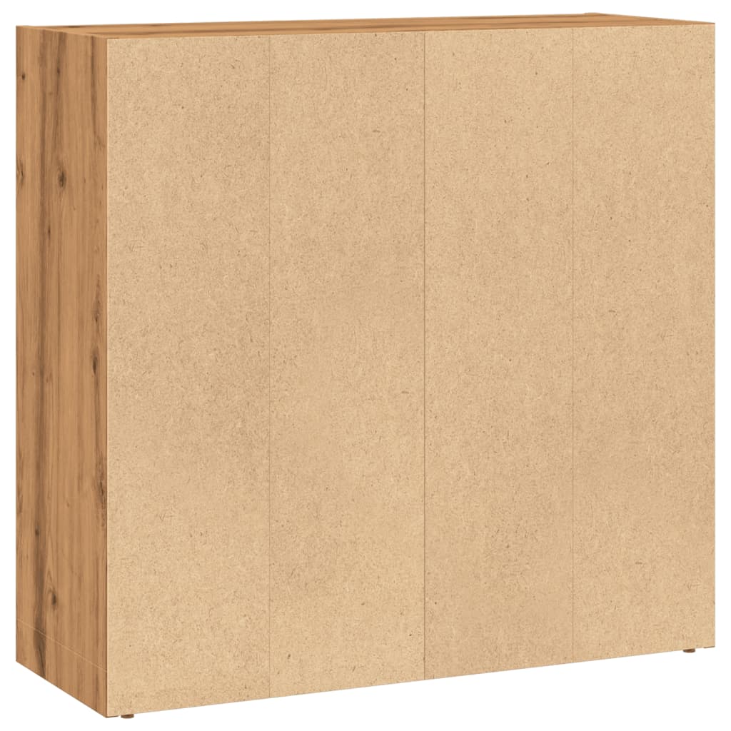 Regal za knjige boja artisian hrast 80x30x77 cm drveni