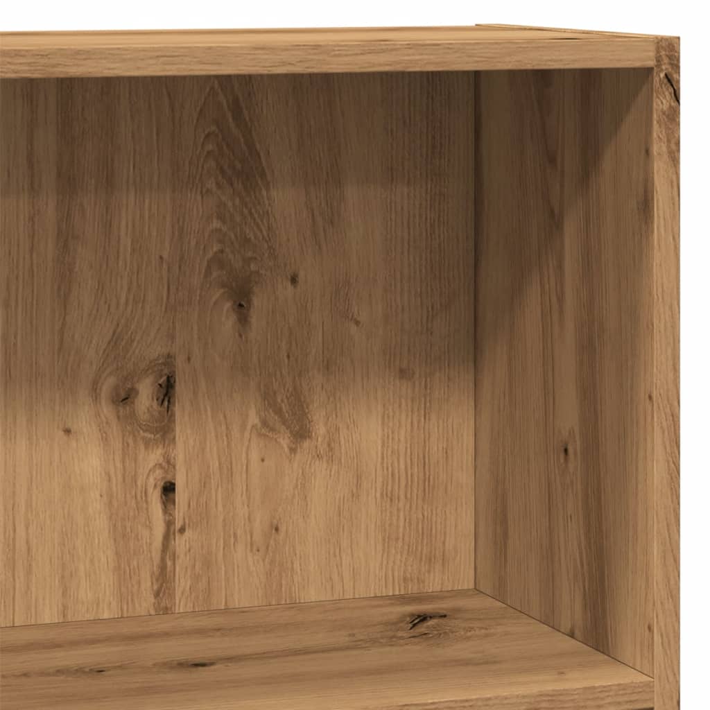 Regal za knjige boja artisian hrast 80x30x77 cm drveni