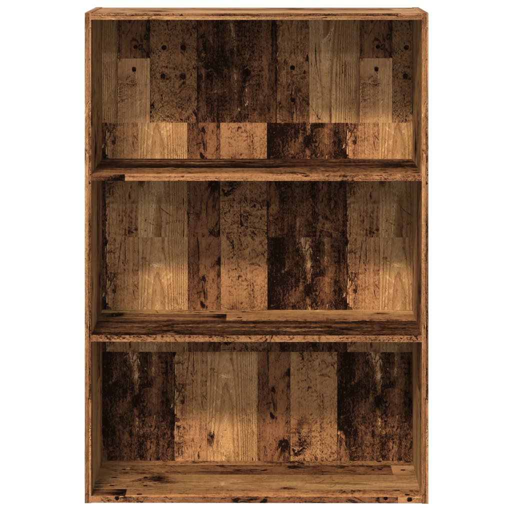Regal za knjige boja starog drva 80x30x114 cm konstruirano drvo