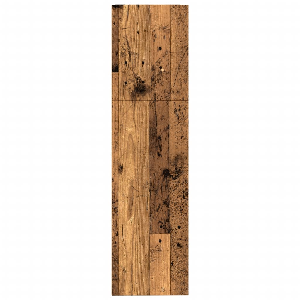Regal za knjige boja starog drva 80x30x114 cm konstruirano drvo