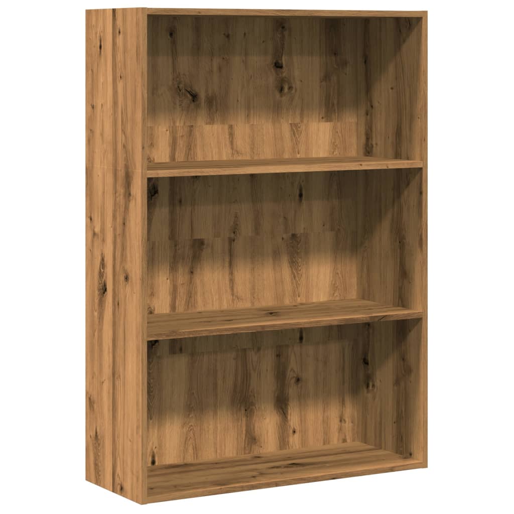 Regal za knjige boja hrasta 80x30x114 cm konstruirano drvo