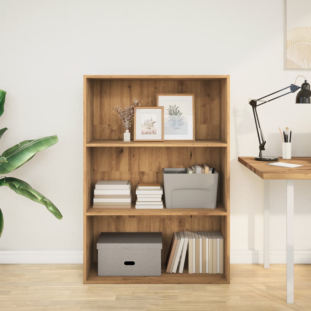 Regal za knjige boja hrasta 80x30x114 cm konstruirano drvo
