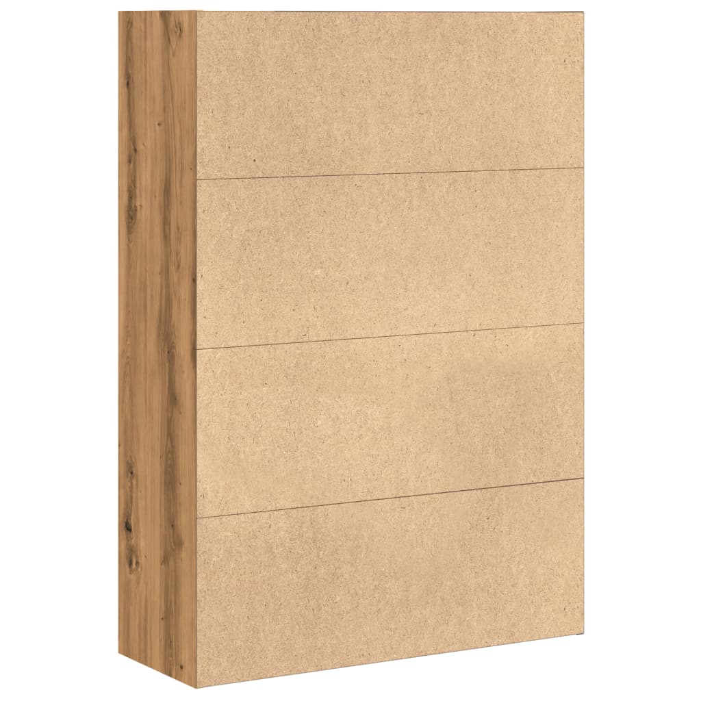 Regal za knjige boja hrasta 80x30x114 cm konstruirano drvo