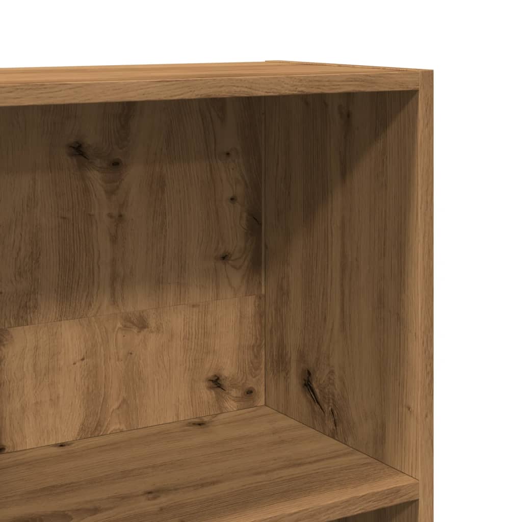 Regal za knjige boja hrasta 80x30x114 cm konstruirano drvo