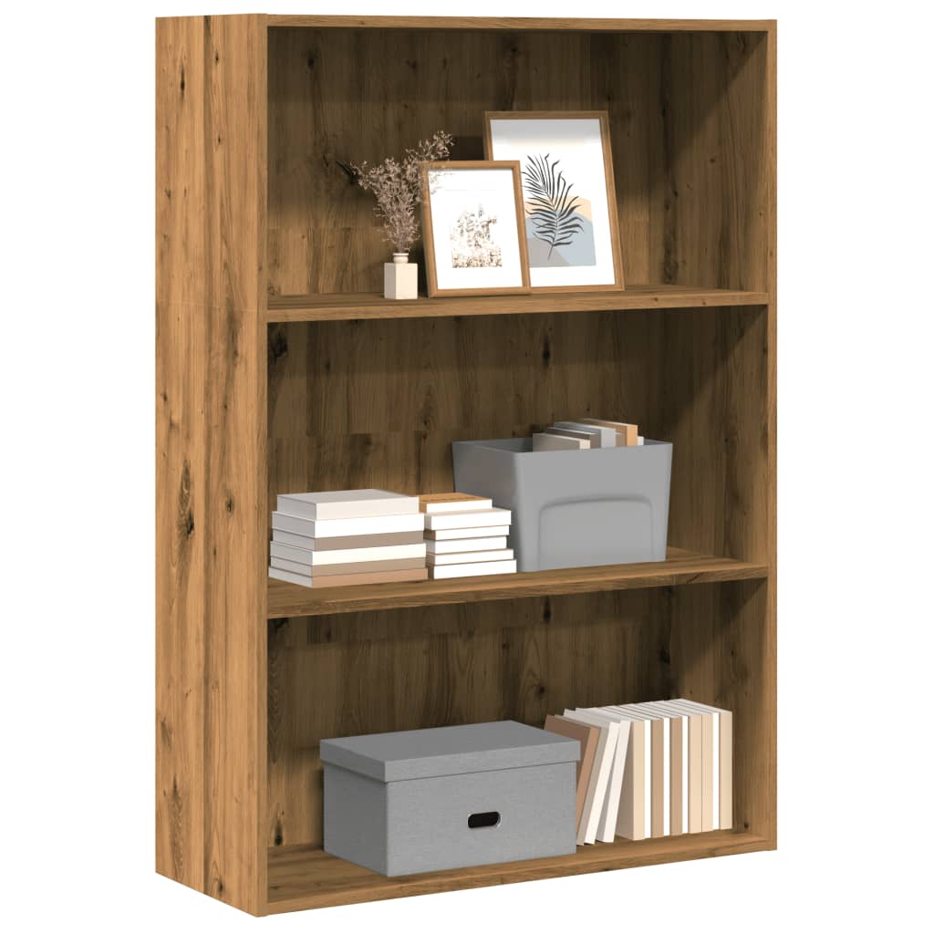 Regal za knjige boja hrasta 80x30x114 cm konstruirano drvo