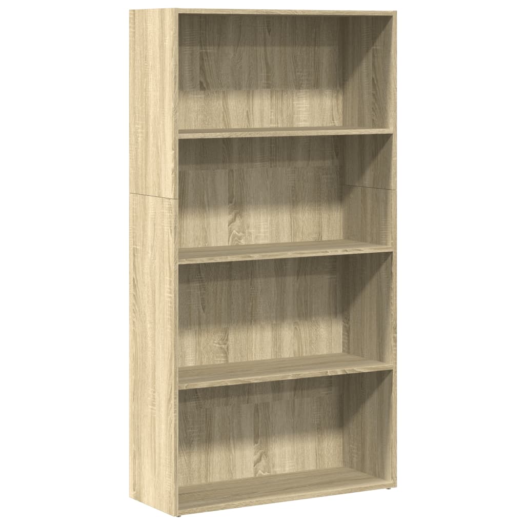 Regal za knjige boja hrasta 80x30x152 cm od konstruiranog drva