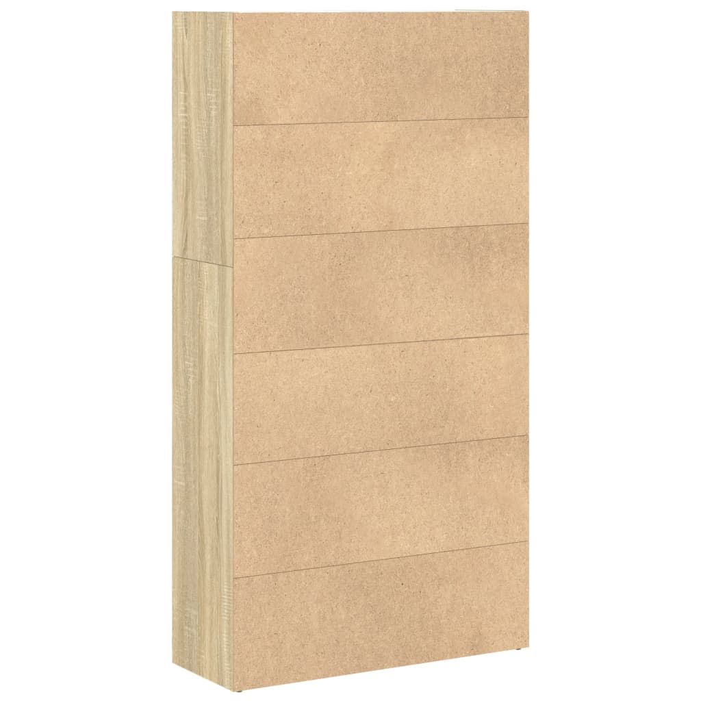 Regal za knjige boja hrasta 80x30x152 cm od konstruiranog drva