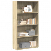 Regal za knjige boja hrasta 80x30x152 cm od konstruiranog drva