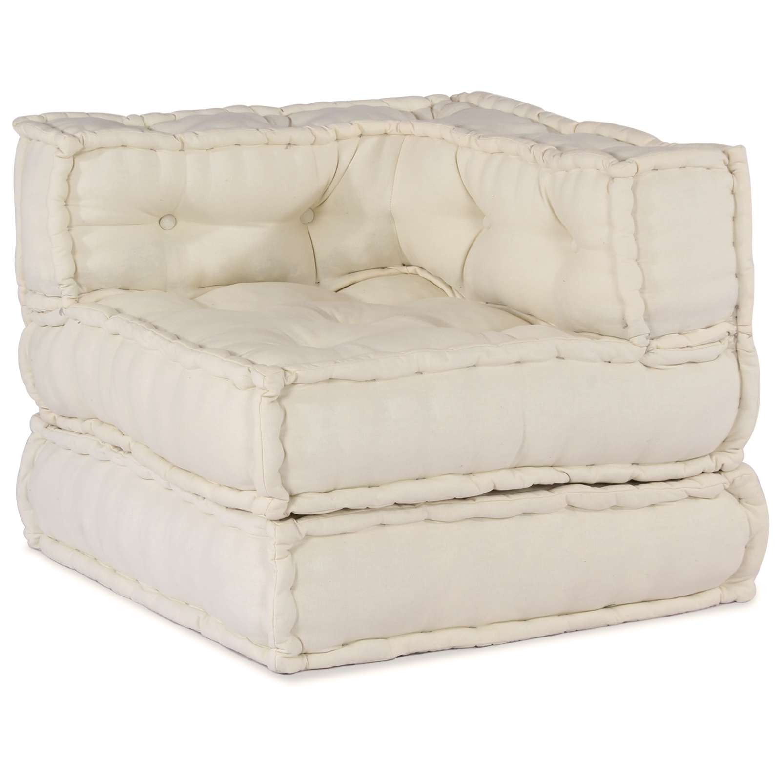 Modularna sofa 3 pcs Krem Tkanina