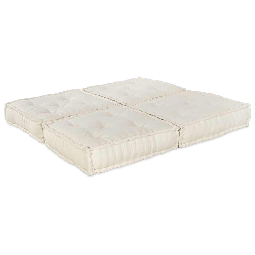 Modularna sofa 2 pcs Krem 140 x 70 x 36 cm Tkanina
