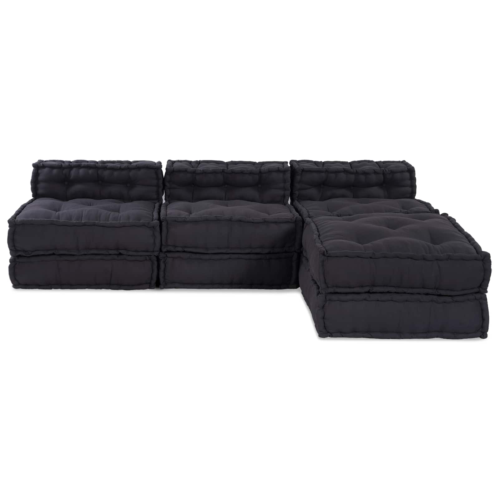 Modularna sofa 4 pcs Antracit Tkanina