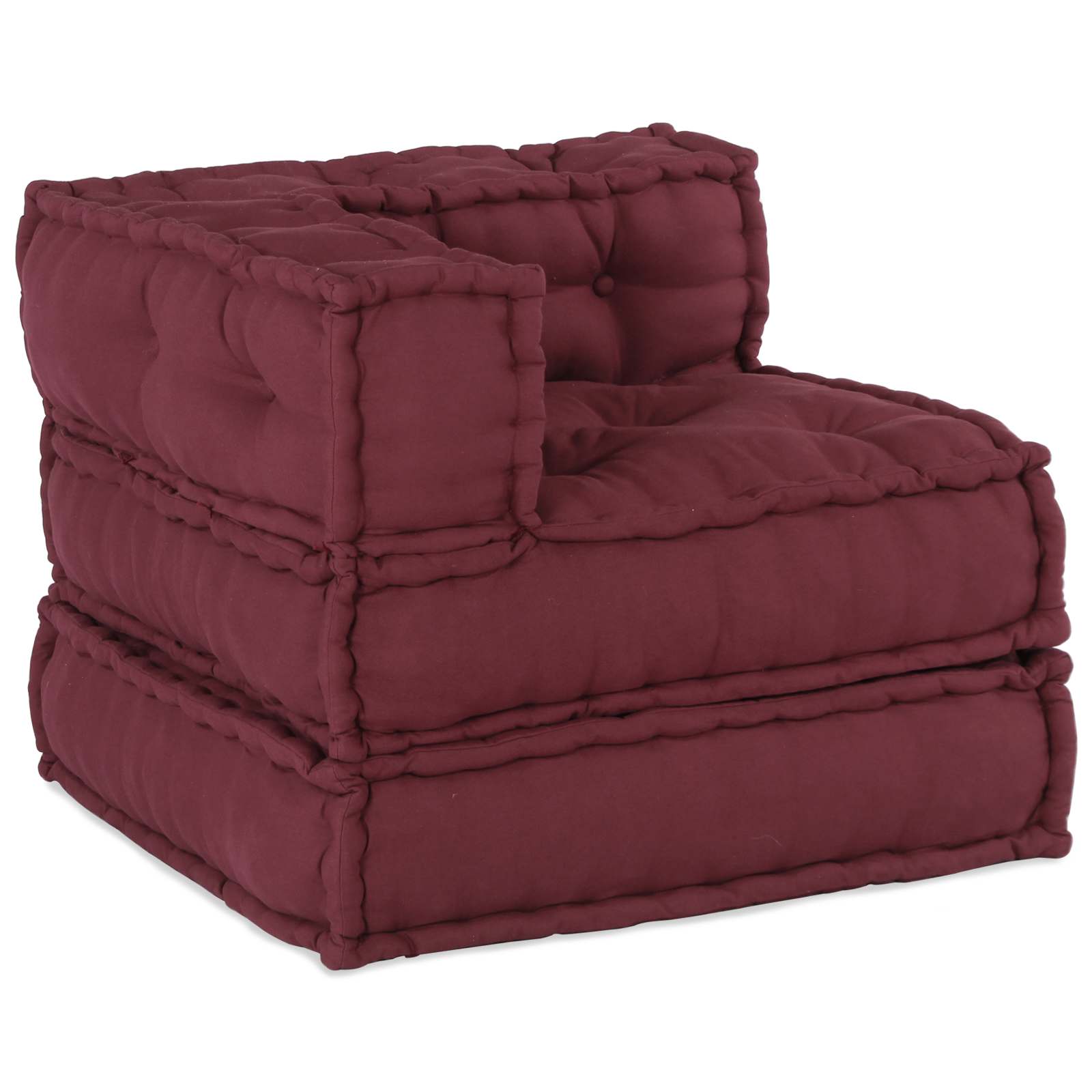 Modularna sofa 3 pcs Bordo Tkanina