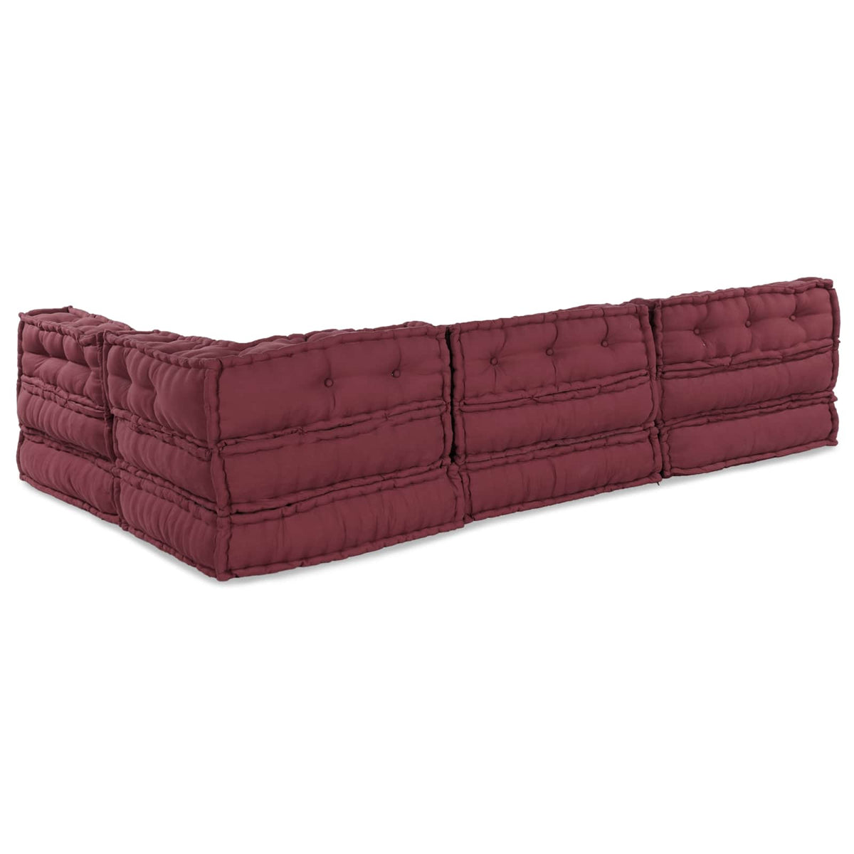 Modularna sofa 4 pcs Bordo Tkanina