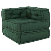 Modularna sofa 2 pcs Zelena 140 x 70 x 56 cm Tkanina