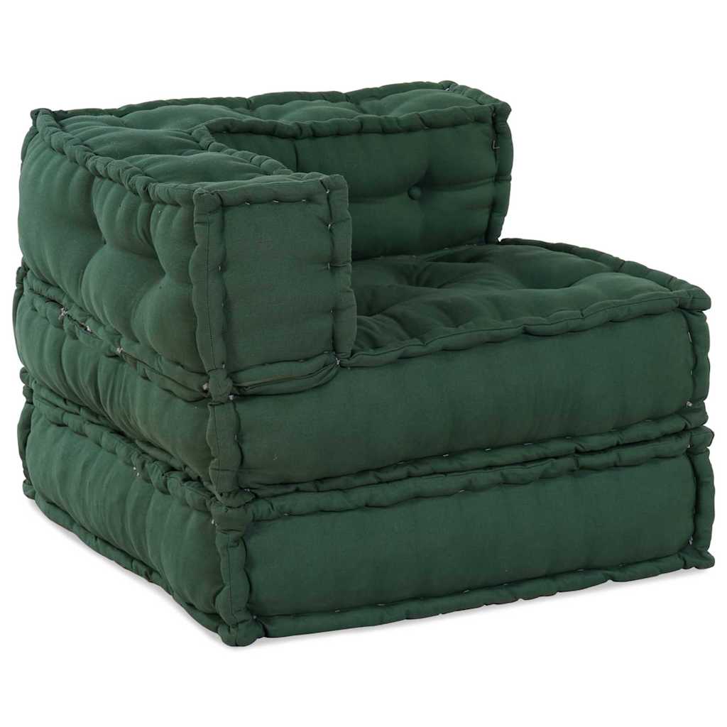 Modularna sofa 4 pcs Zelena Tkanina