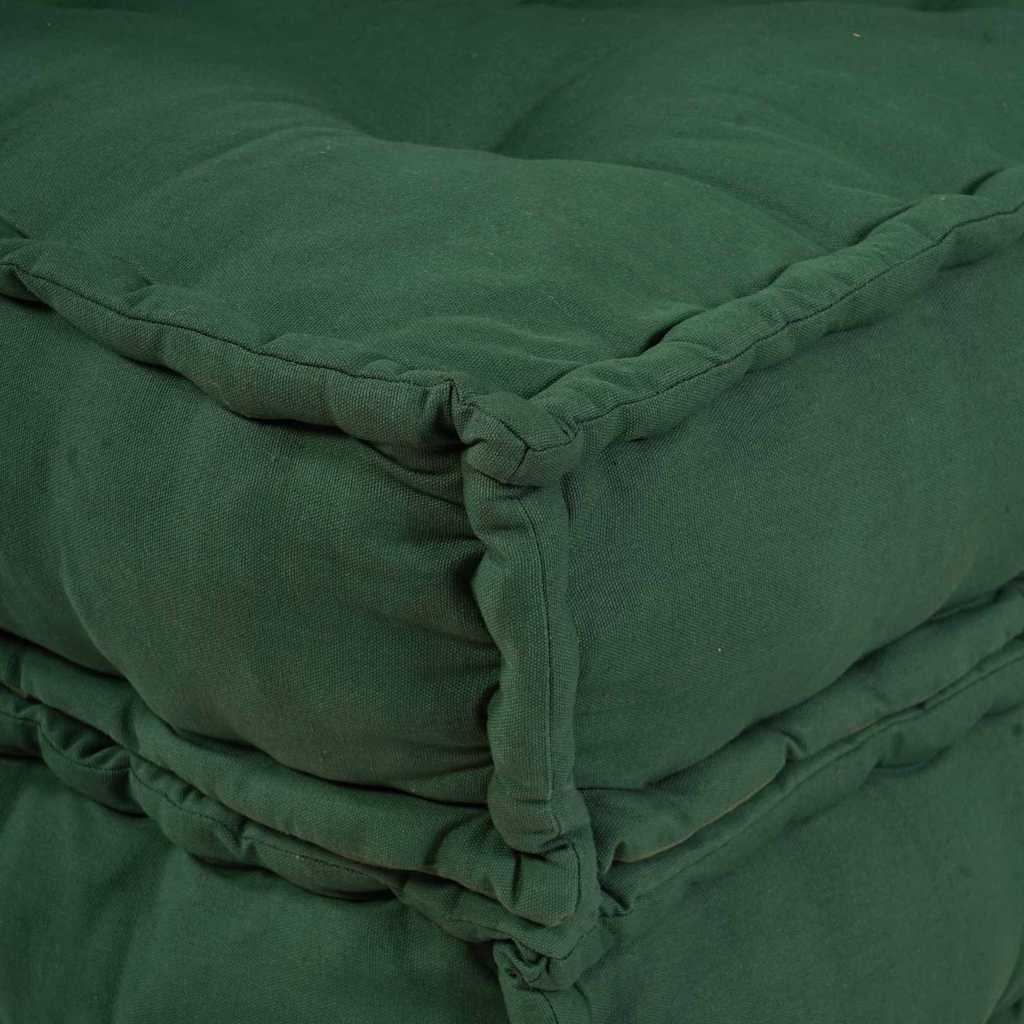Modularna sofa 2 pcs Zelena 140 x 70 x 36 cm Tkanina