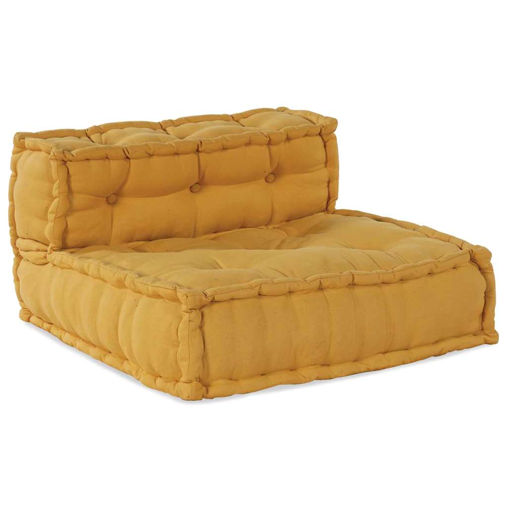 Modularna sofa 4 pcs Žuta Tkanina