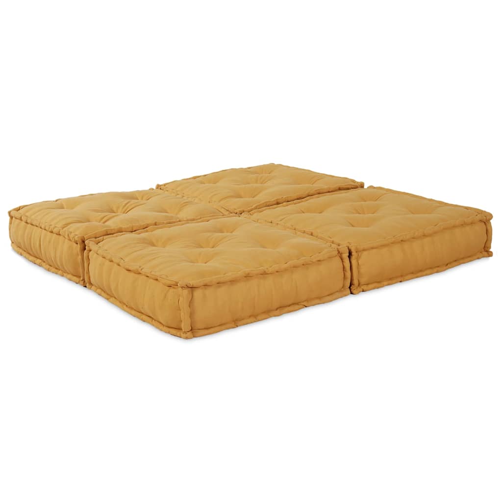 Modularna sofa 2 pcs Žuta 140 x 70 x 36 cm Tkanina