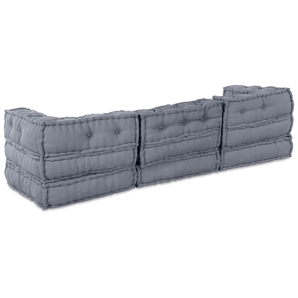 Modularna sofa 3 pcs Siva Tkanina