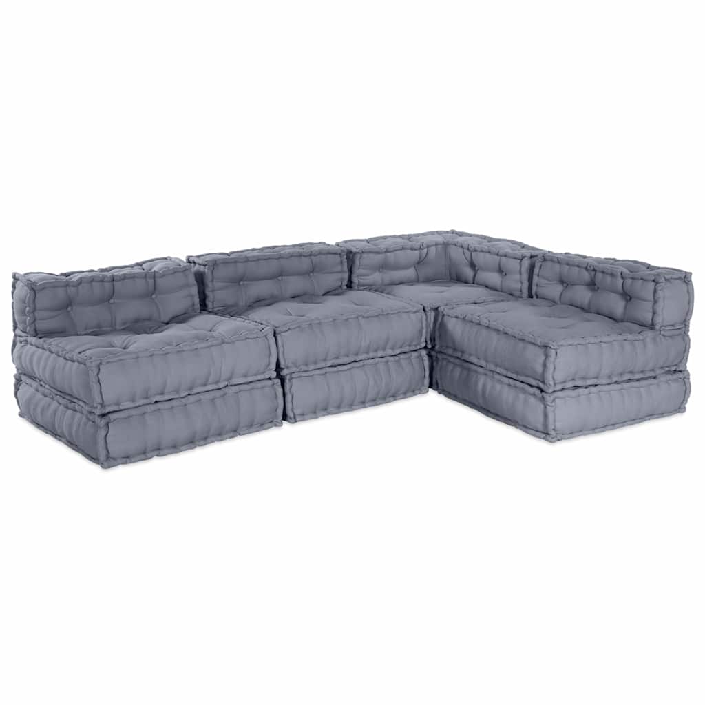 Modularna sofa 4 pcs Siva Tkanina
