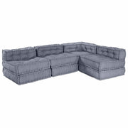 Modularna sofa 4 pcs Siva Tkanina