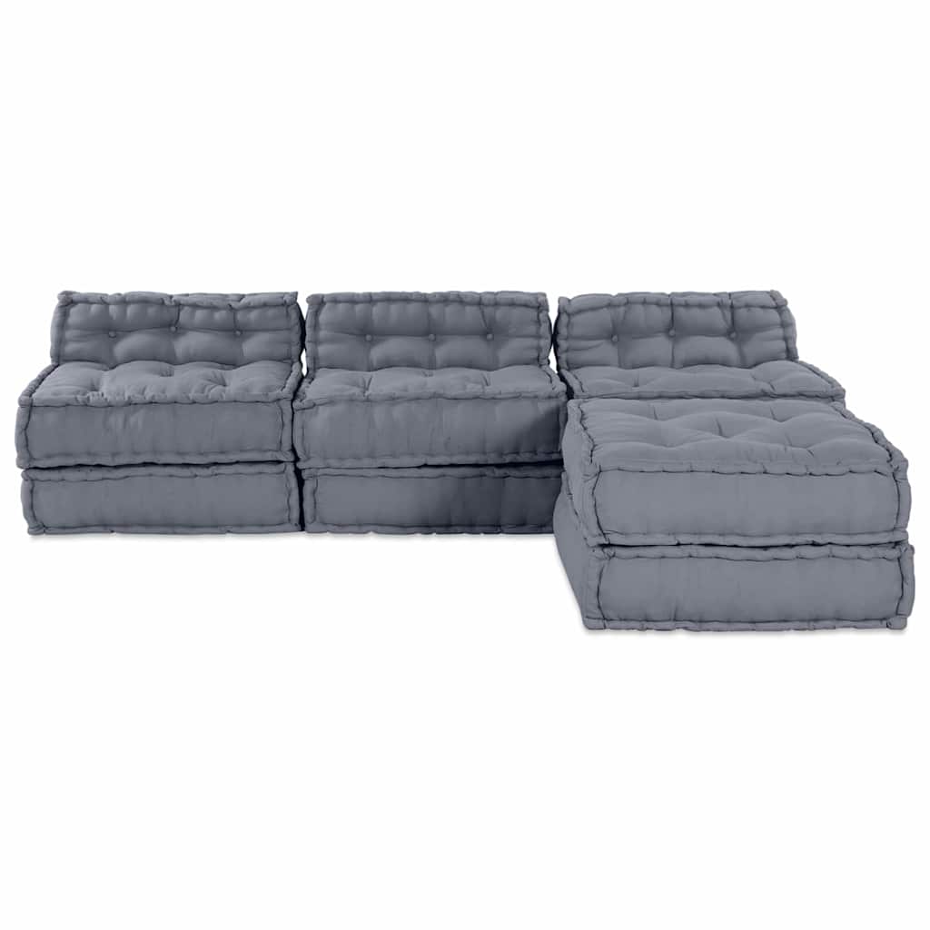 Modularna sofa 4 pcs Siva Tkanina