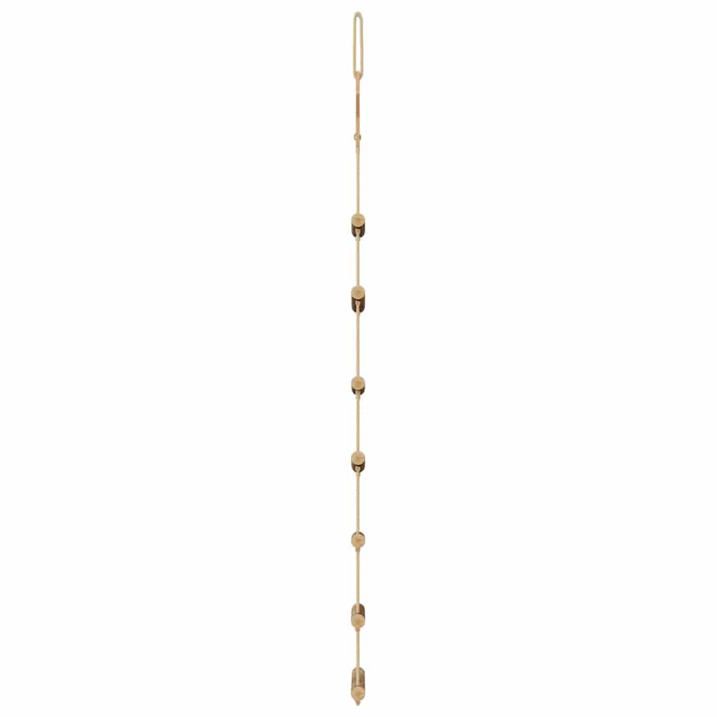 Viseća božićna drvca s vrhom zvijezda 2 kom 42 x 90 cm prirodne grane