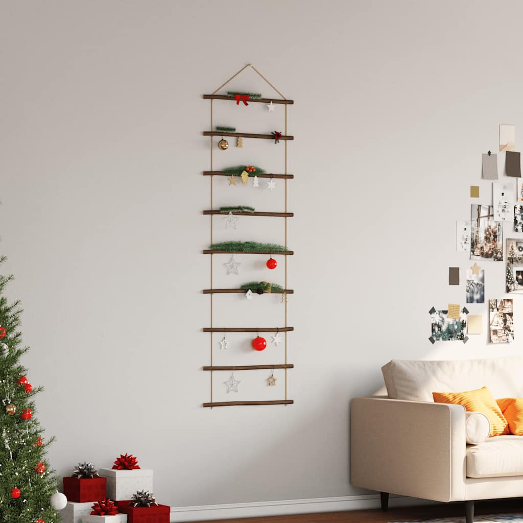 Zidni ukras u obliku ljestava 50x150 cm prirodna grana
