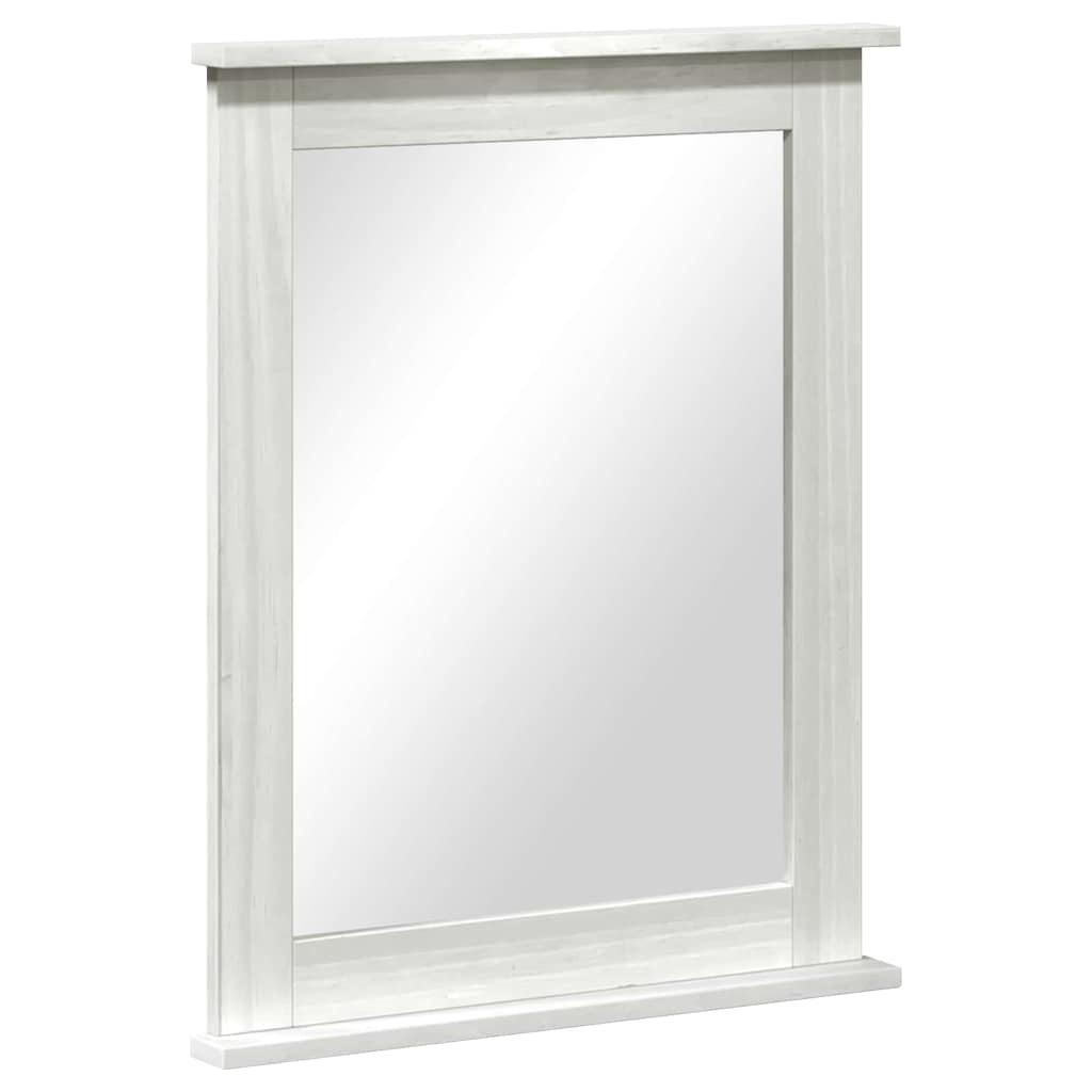 Ogledalo VIGO Antič White 55,5 x 5 x 70 cm Masivna borovina