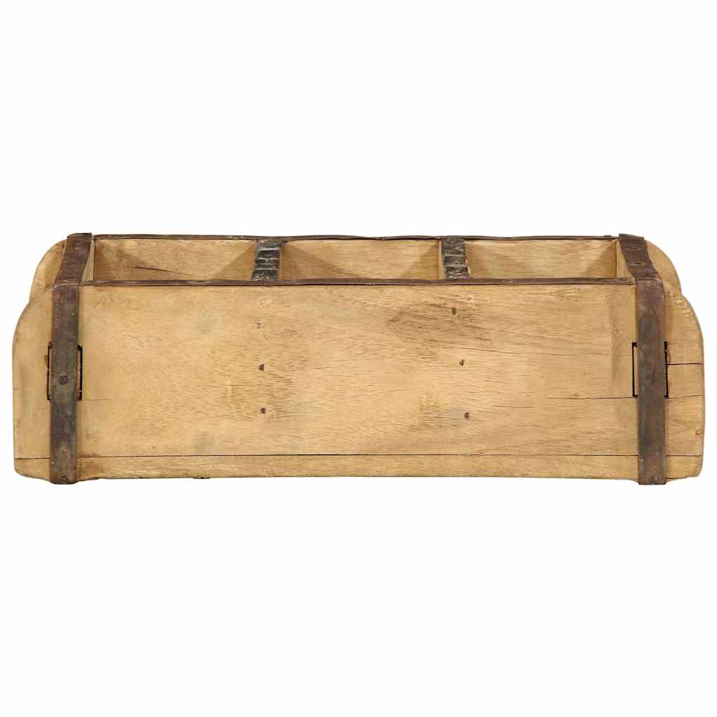Pladanj 4 pcs Smeđa 30 x 14 x 9 cm Čvrsto drvo iz reciklaže