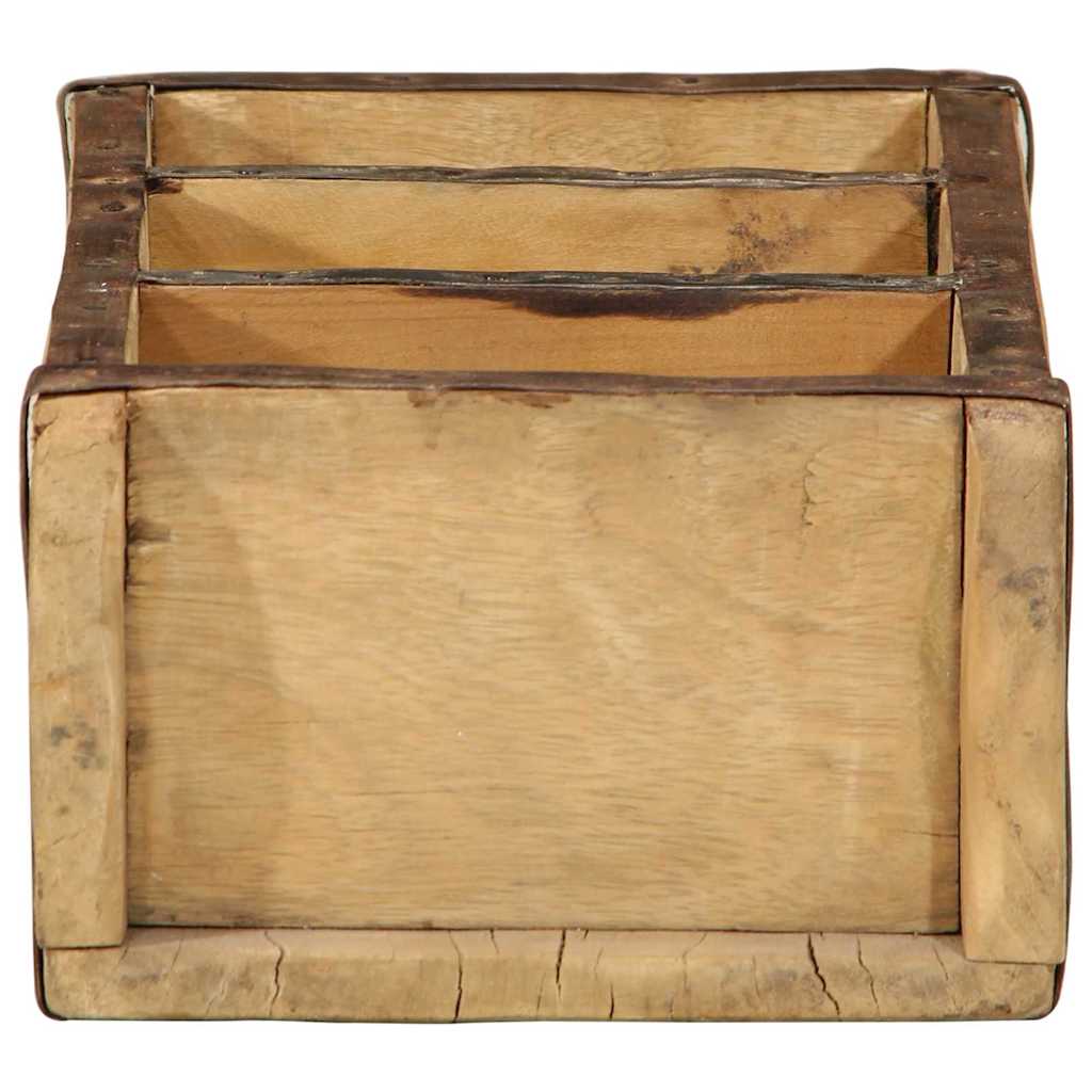 Pladanj 4 pcs Smeđa 30 x 14 x 9 cm Čvrsto drvo iz reciklaže