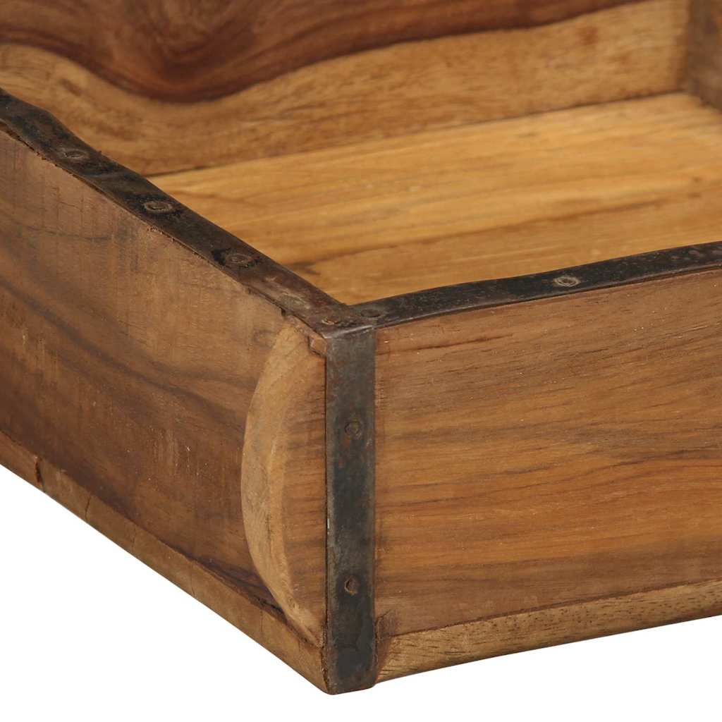 Pladanj Smeđa 29 x 31 x 10 cm Čvrsto drvo iz reciklaže