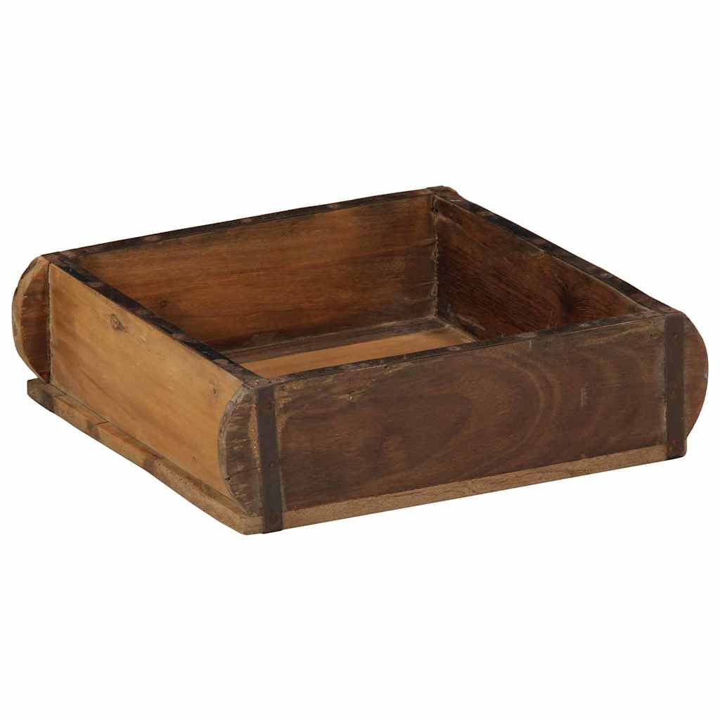 Pladanj Smeđa 29 x 31 x 10 cm Čvrsto drvo iz reciklaže