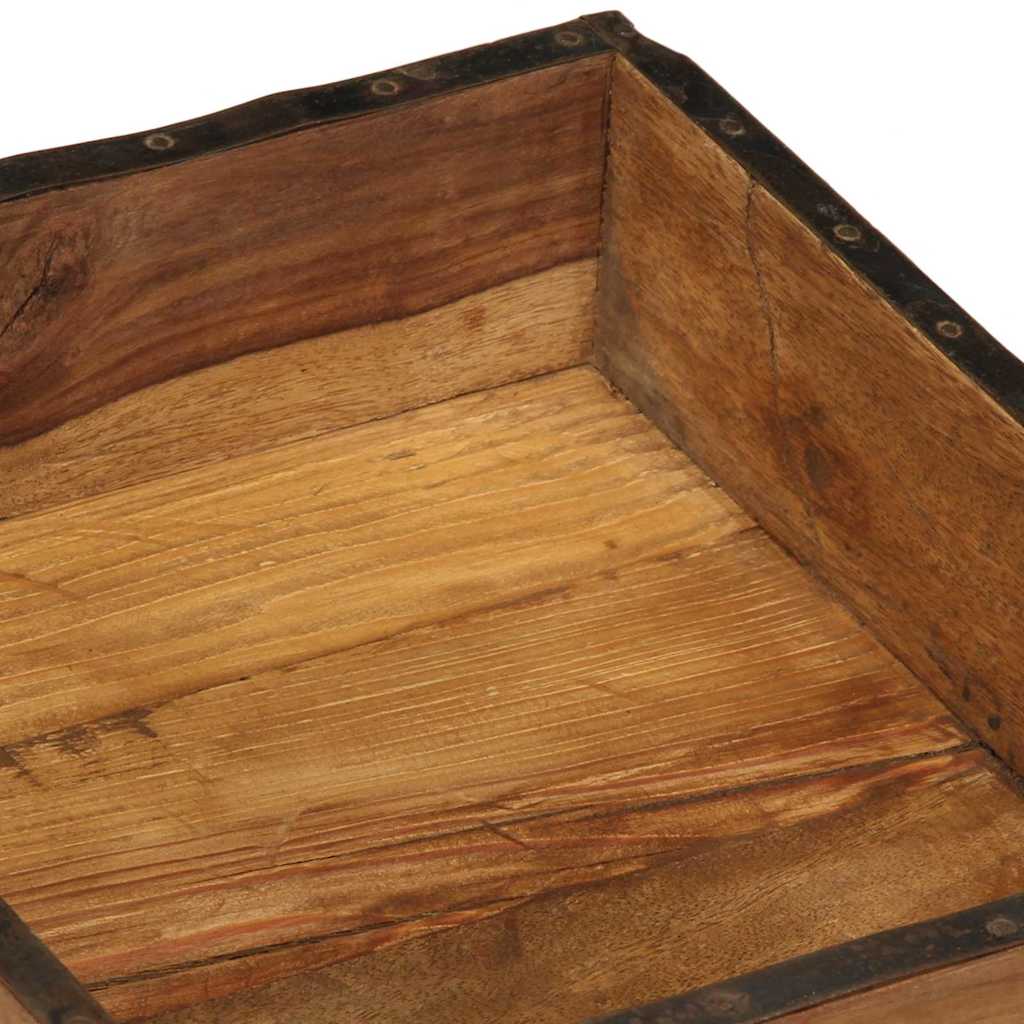 Pladanj 4 pcs Smeđa 29 x 31 x 10 cm Čvrsto drvo iz reciklaže