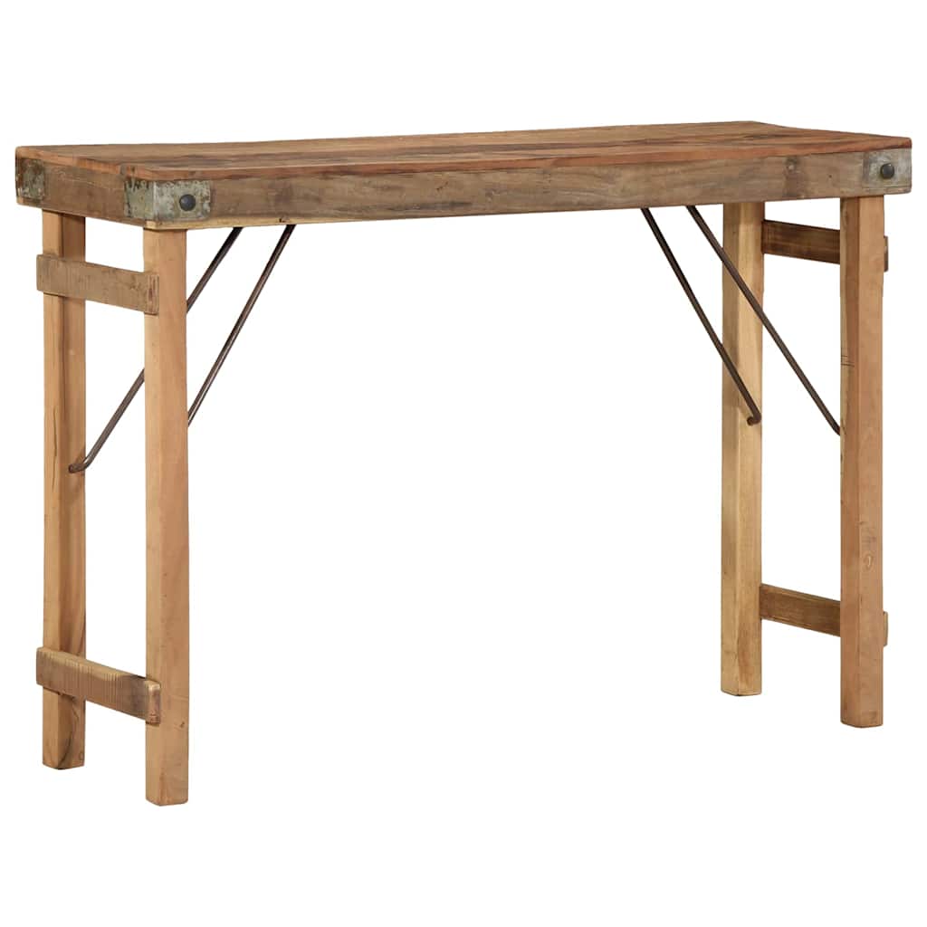 Konačna Stolić Smeđa 110 x 35 x 76 cm Čvrsto drvo iz reciklaže