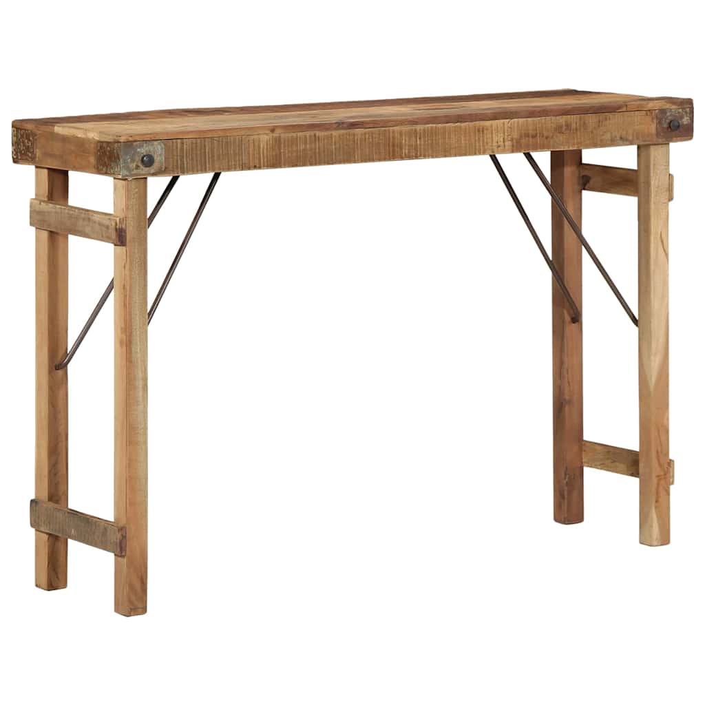Konačna Stolić Smeđa 110 x 35 x 76 cm Čvrsto drvo iz reciklaže