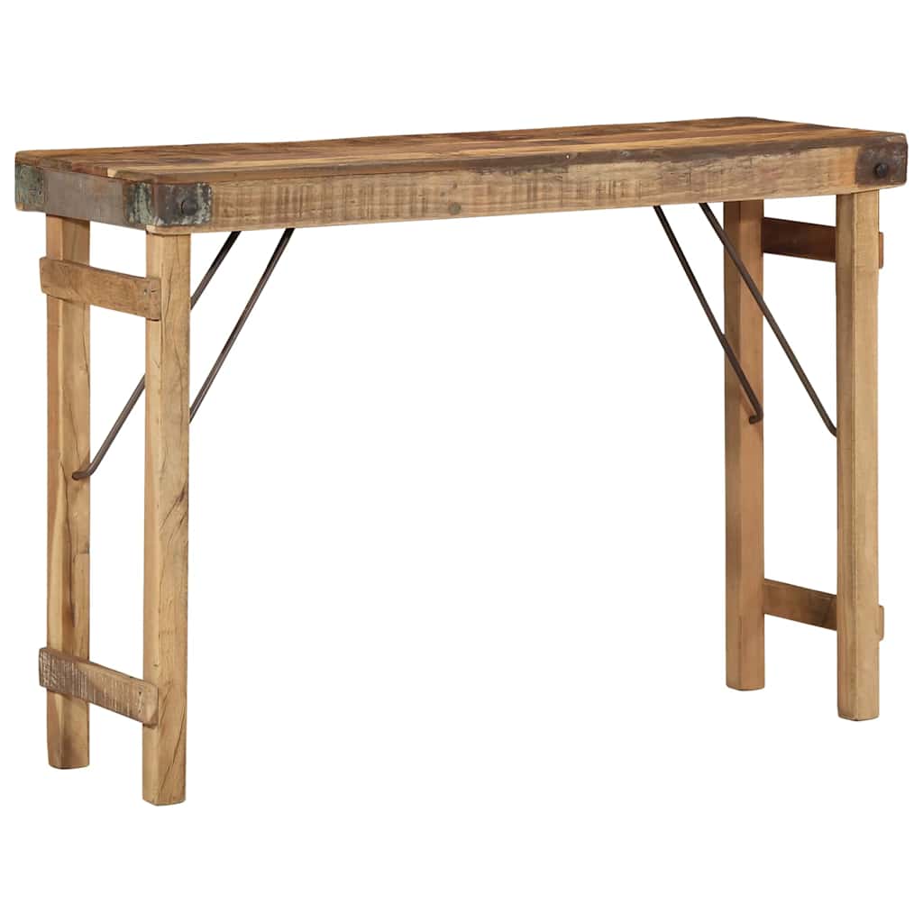 Konačna Stolić Smeđa 110 x 35 x 76 cm Čvrsto drvo iz reciklaže