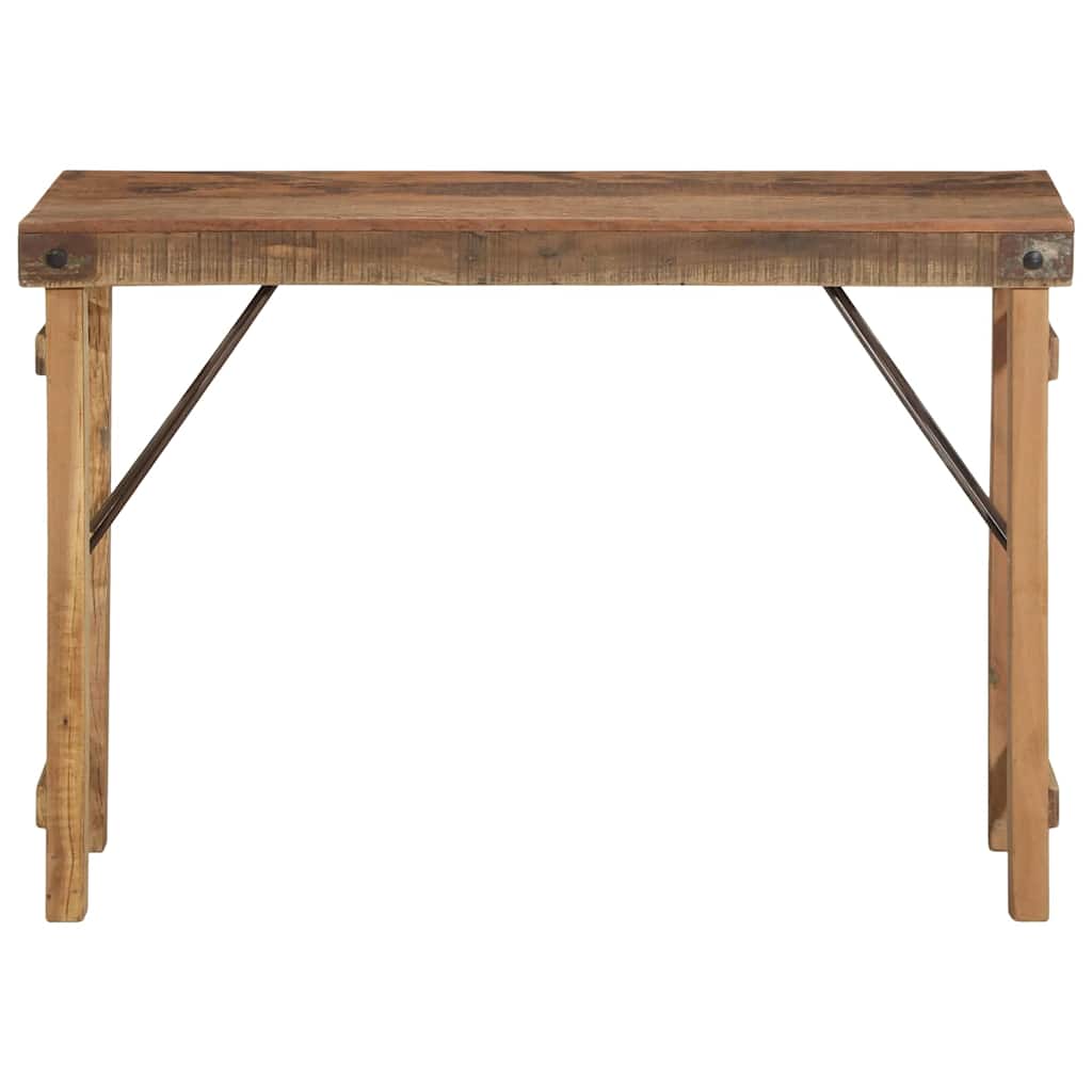 Konačna Stolić Smeđa 110 x 35 x 76 cm Čvrsto drvo iz reciklaže