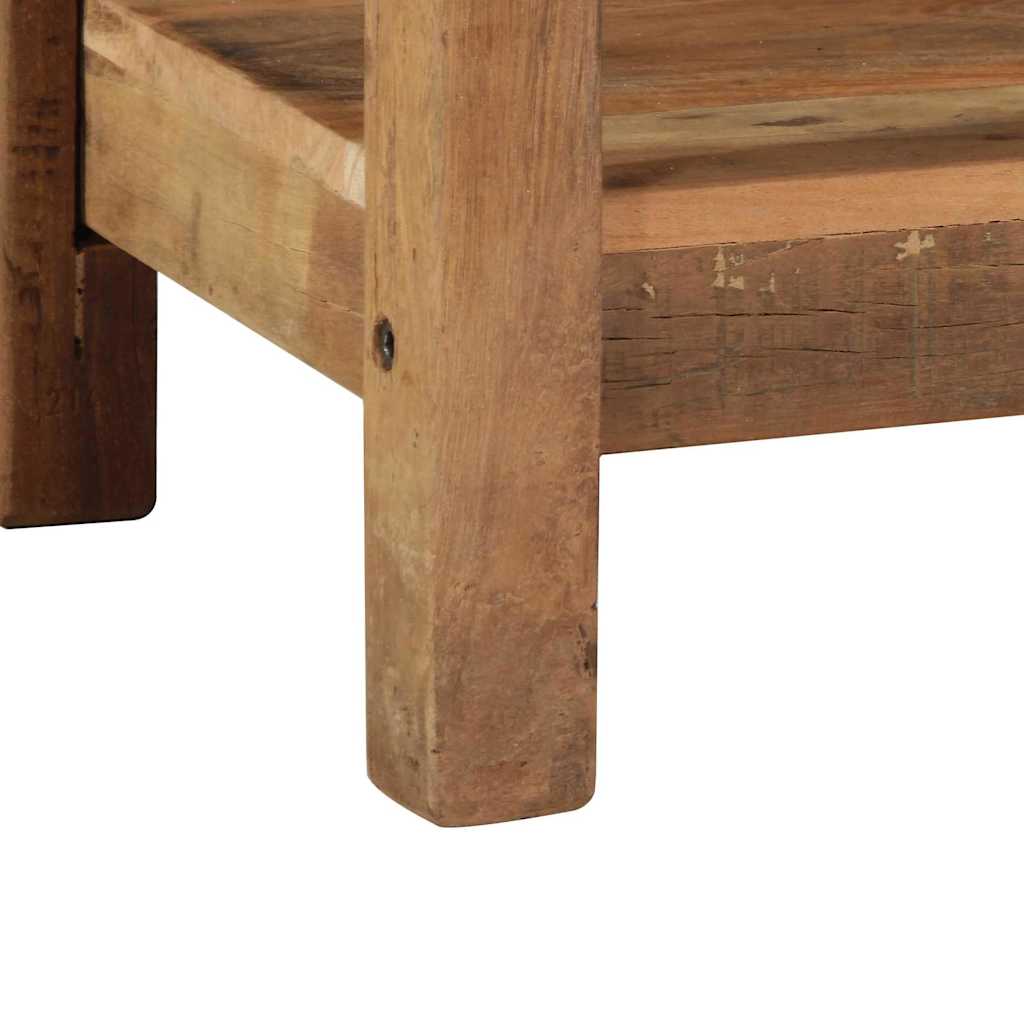 Konzolna stolica s ladicama s pohranom Smeđa 107 x 33 x 76 cm
