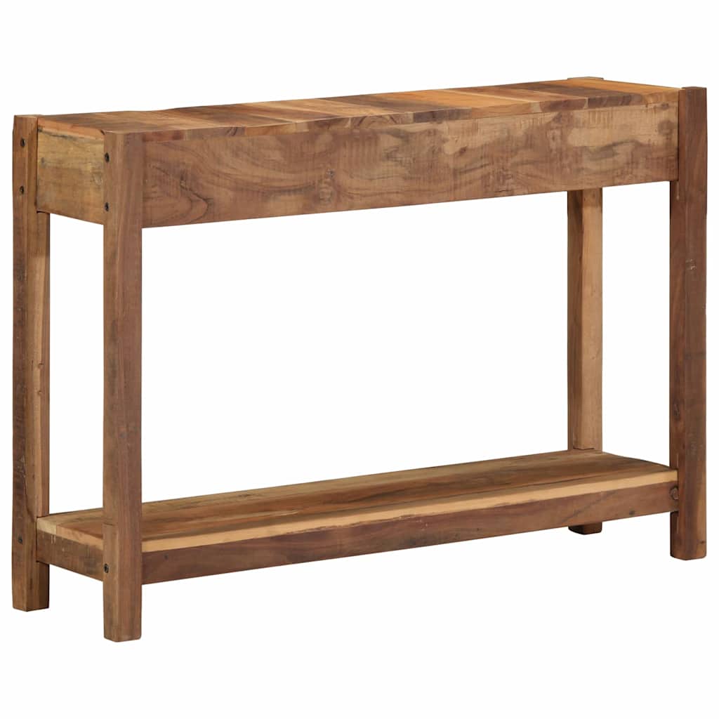 Konzolna stolica s ladicama s pohranom Smeđa 107 x 33 x 76 cm
