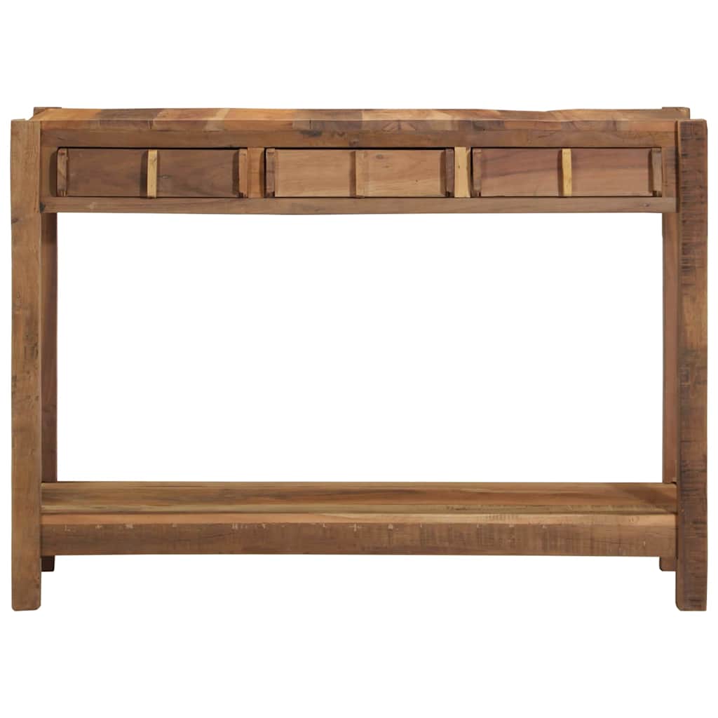 Konzolna stolica s ladicama s pohranom Smeđa 107 x 33 x 76 cm