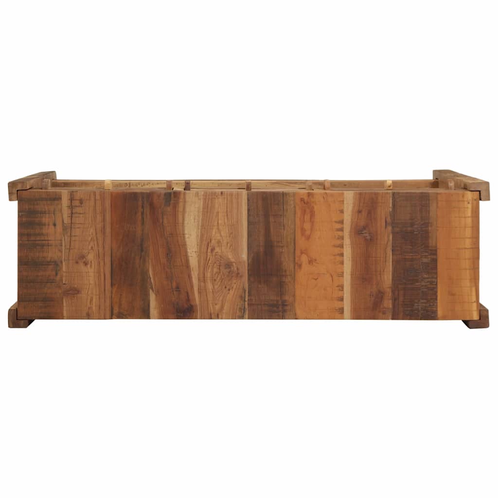 Konzolna stolica s ladicama s pohranom Smeđa 107 x 33 x 76 cm