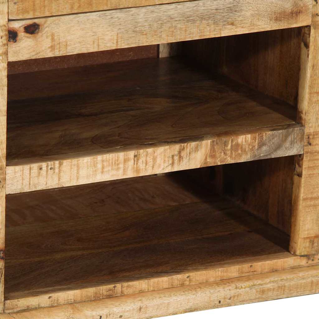 klupa s ladicama s pohranom Smeđa 110 x 35 x 50 cm Grubi Mango