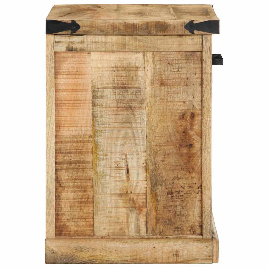 klupa s ladicama s pohranom Smeđa 110 x 35 x 50 cm Grubi Mango