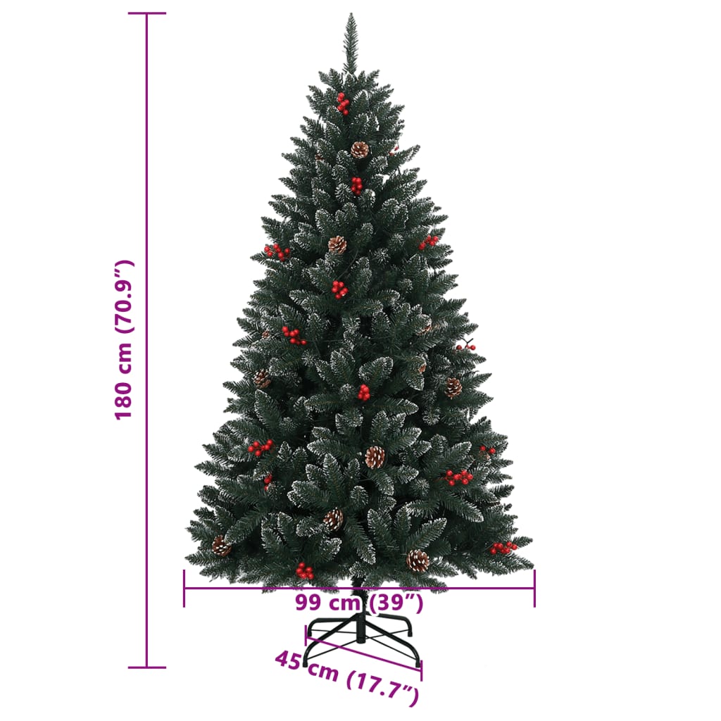 Umjetno božićno drvce s 300 LED žarulja 180 cm