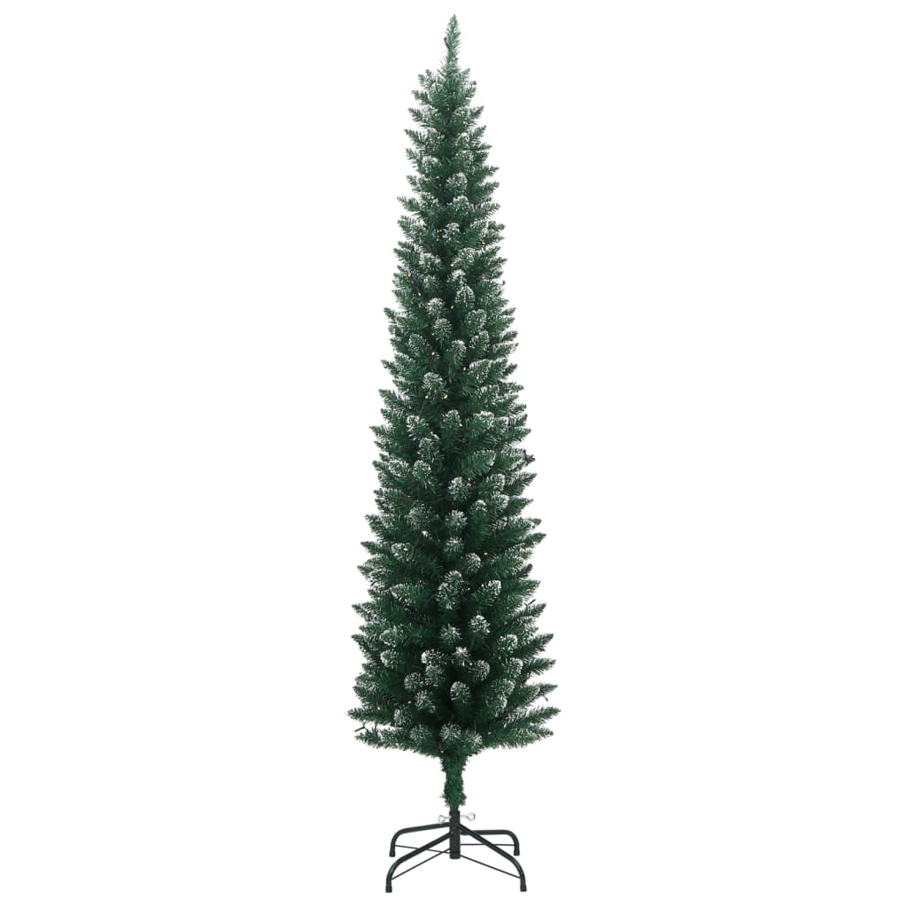 Umjetno tanko božićno drvce sa 150 LED žarulja 150 cm