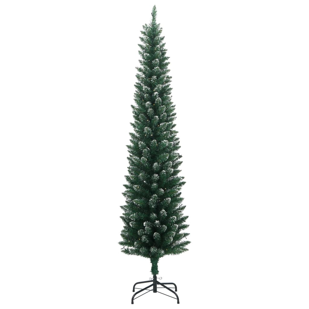 Umjetno tanko božićno drvce s 300 LED žarulja 180 cm