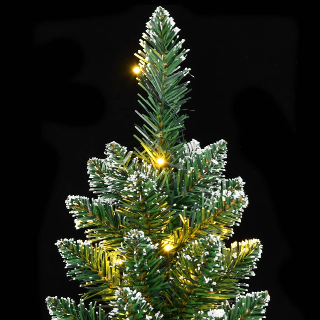 Umjetno tanko božićno drvce s 300 LED žarulja 240 cm
